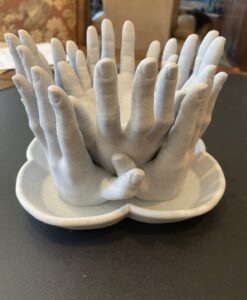 multi hands vase
