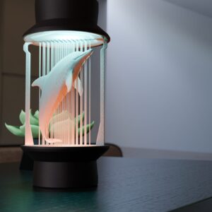 dolphin string lamp