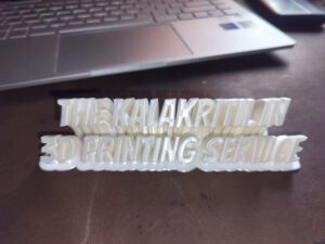 sweeping name plate