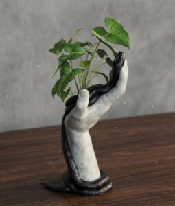 snake vase snake vase